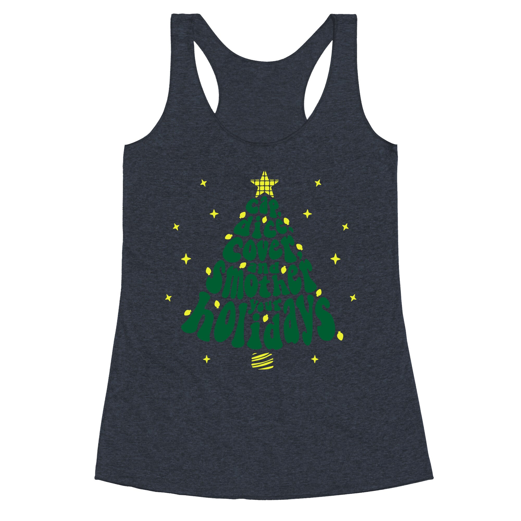 Waffle House Christmas Racerback Tank